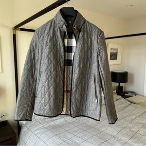 Burberry grey jacket medium